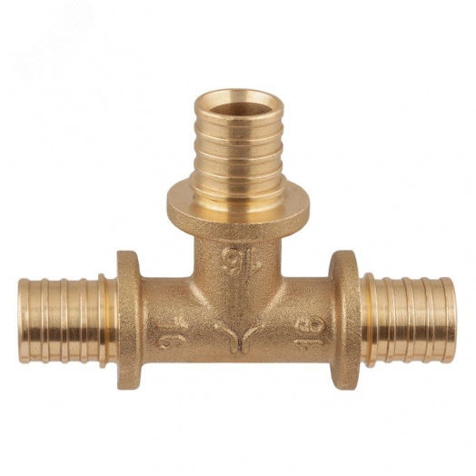 Тройник аксиальный латунный 16x16x16