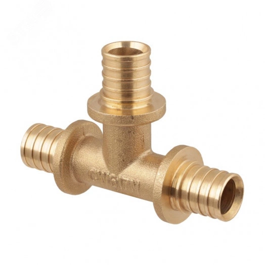 Тройник аксиальный латунный 16x16x16