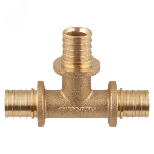 Тройник аксиальный латунный 16x16x16