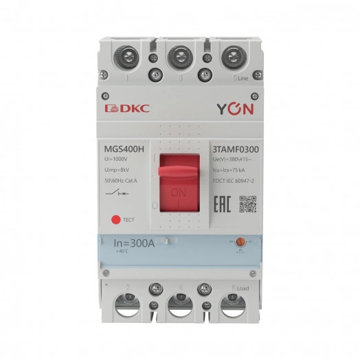 Автоматический выключатель YON MGS400 3P 240-300A 75kA