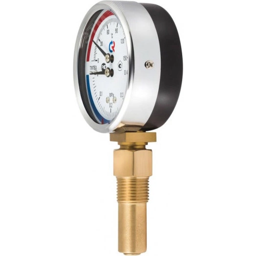 Термоманометр радиальный ТМТБ-31Р.1, 0...150С, 0…0.6 МРа 1/2' кл.2.5