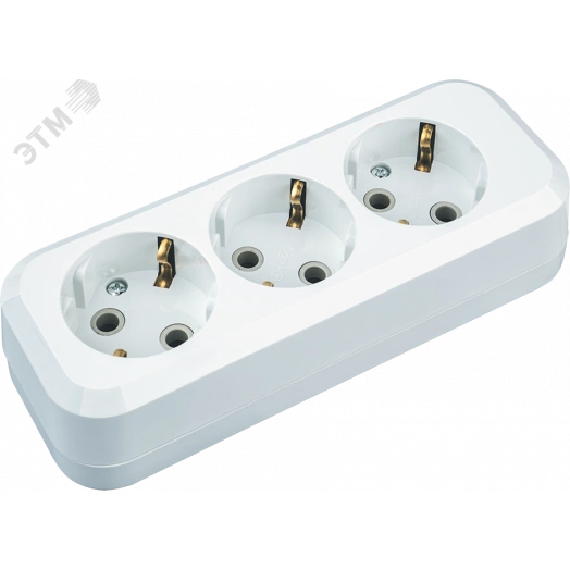 Колодка NCA-BL01-03-E-WH 3гн с/з пласт. Navigator