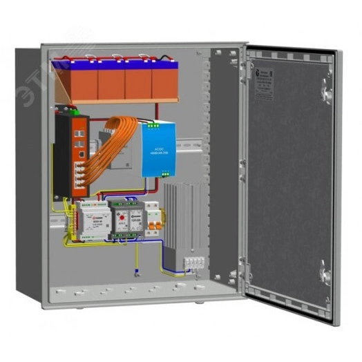 Узел коммутационный 8хPoE, 4хSFP, 300 Вт, АС 230В, 50 Гц IP66, 500х600х230 мм