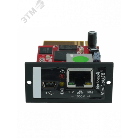 Мини карта 2-портовая внутренняя NetAgent А       (DA806) SNMP v2/3, mini USB, для серии 10-11