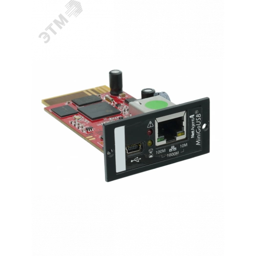Мини карта 2-портовая внутренняя NetAgent А       (DA806) SNMP v2/3, mini USB, для серии 10-11