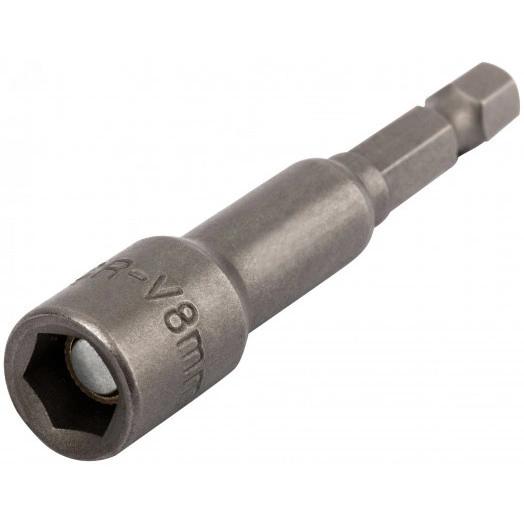 Насадка для шурупов и болтов с 6-грголовкой Профи d=8 мм, L=65 мм