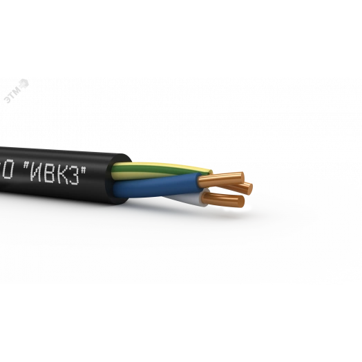 Кабель силовой ВВГнг(А)-LS 3х2.5 ок (N.PE)-1 (100м) ТРТС