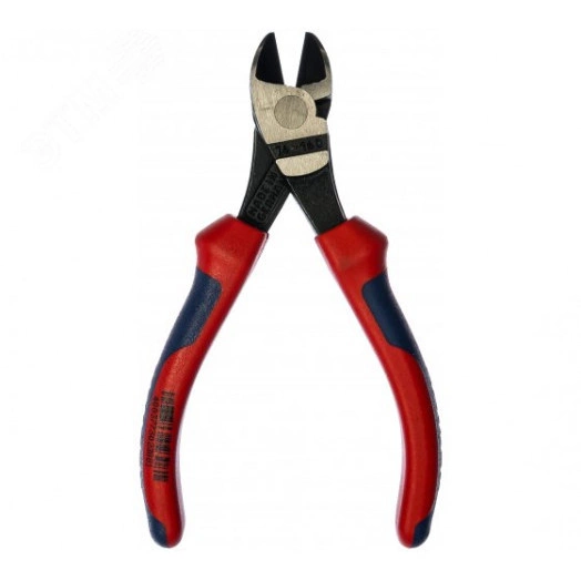 Бокорезы резка - проволока средней твердости 34мм твердая проволока 25мм рояльная струна (HRC 59) 2мм L=160мм двухкомпонентные рукоятки цвет черный