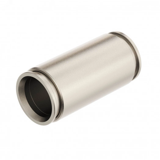 Муфта труба-труба D=20мм IP66/IP67 никелированная латунь