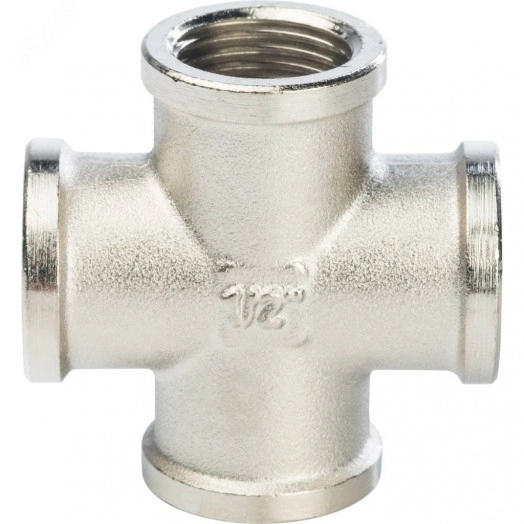 Крестовина ВВ 1/2' никелированная