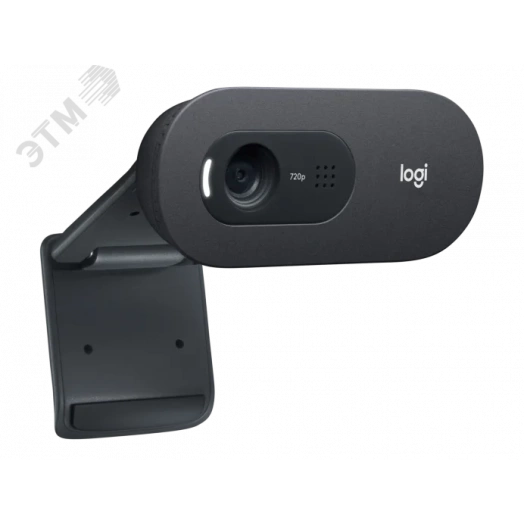 Веб-камера C505, 1280x720, 1.2 Мп, микрофон, 60град, USB 2.0, черный