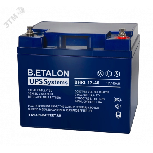Аккумулятор B.ETALON BHRL 12В 40 А/ч