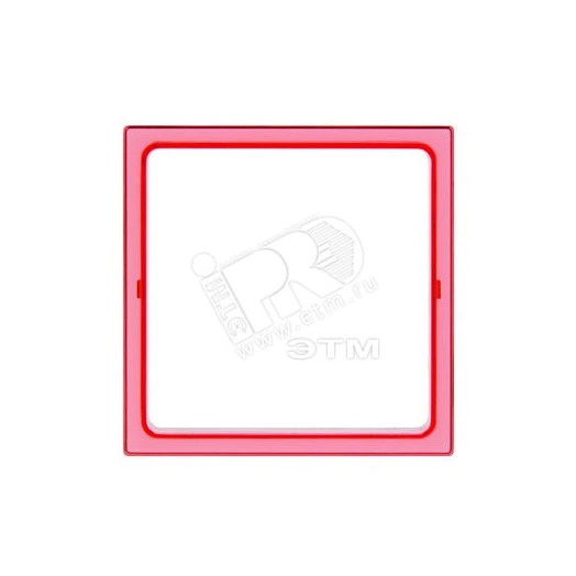 Вставка декоративная в 2701610-.., ...620-..., 630-..., 640-030, S27Pl, красный прозрачный