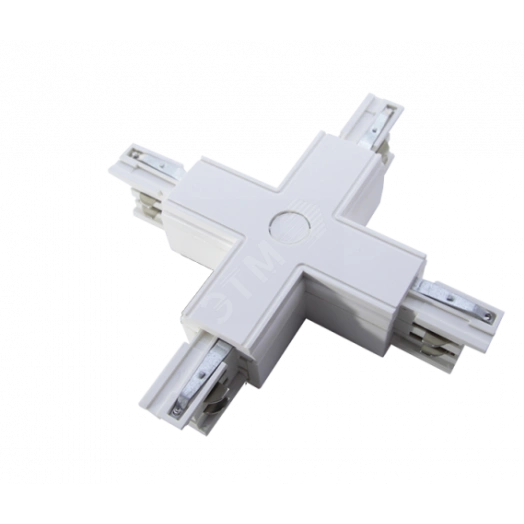 Соединитель X-образный белый