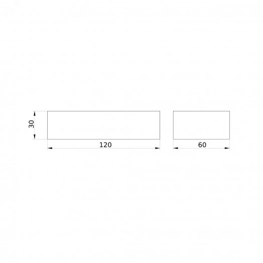 Заглушка торцевая держ.шин 5-10мм 4п60мм
