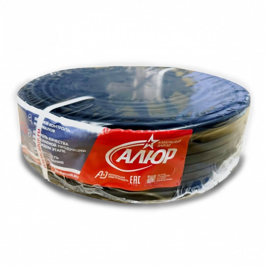 Кабель силовой ВВГ-П нг(А) 2х2.5 (N)-0.660 плоский однопроволочный