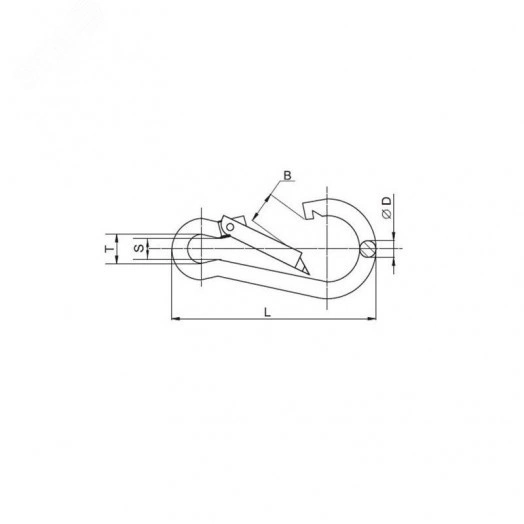 Карабин пожарный 8.0 DIN 5299С