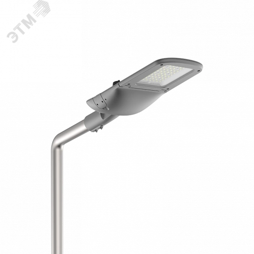 Светильник светодиодный ДКУ-50Вт 7250Лм 5000К Tornado ZHAGA Road Серый