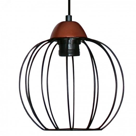 Светильник Конти 211 черн.муар медь (Плафон Шар) НСБ 01-60-169 Е27 ИМ