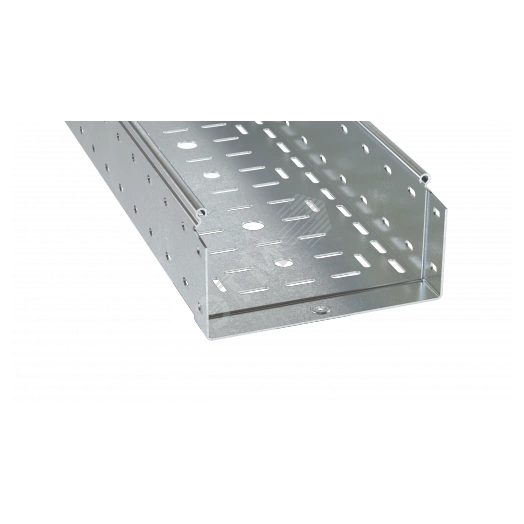 Лоток перфорированный 100х400х6000, 2,0 мм, цинк-ламельный