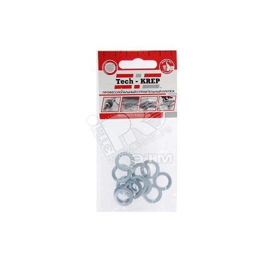 Шайба DIN127 М10 гроверная пружинная оцинкованная (12 шт)