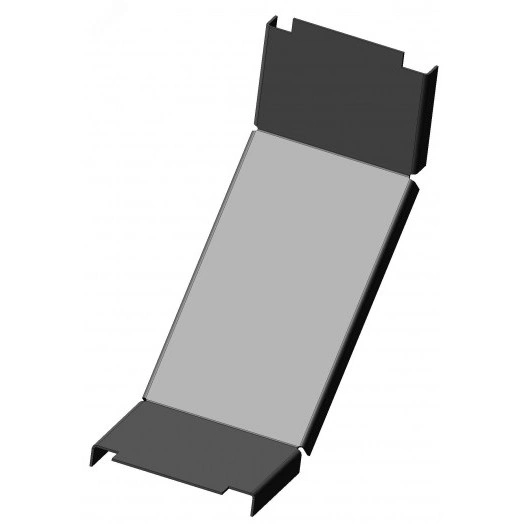 Крышка лотка КЛП 100х50-90 УХЛ1 для поворота трассы вверх на 90 горячее цинкование S1.5