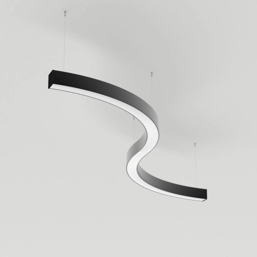 Светильник SP-LINE-HANG ARC-S3535-D800-65W Day4000 (BLACK, 230V) (, Металл)