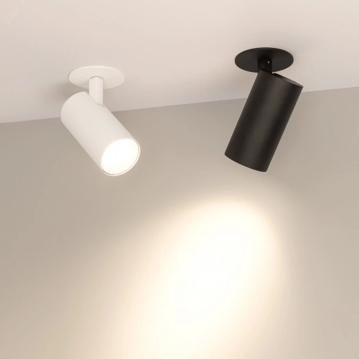 Светильник LGD-LUMOS-R55-9W Warm3000 (BK, 25 deg, 230V) (, IP20 Металл, 3 года)