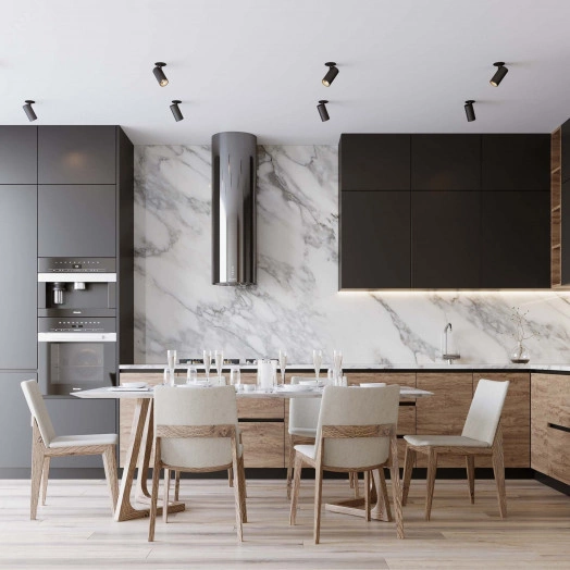 Светильник LGD-LUMOS-R55-9W Warm3000 (BK, 25 deg, 230V) (, IP20 Металл, 3 года)