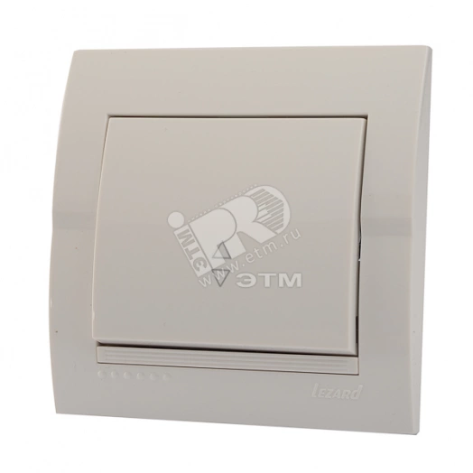 DERIY Выкл. прох. ПБТ белый