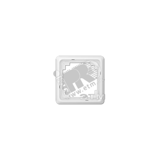 Рамка 1 пост универсальная белая