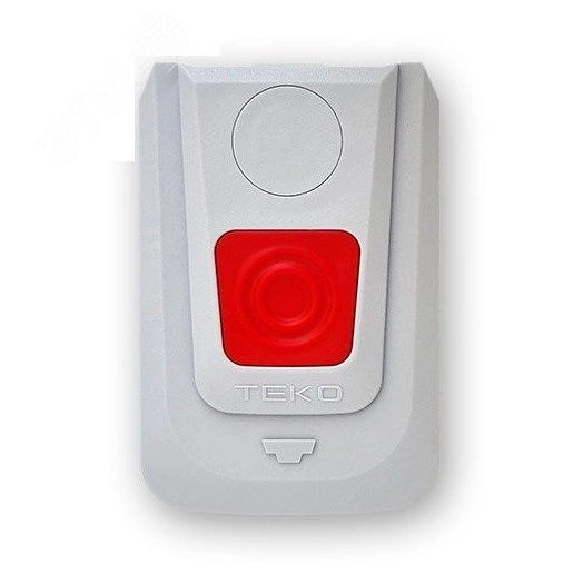 Извещатель охранный ручной точечный электроконтактный тревожная кнопка, фиксация при нажатии, разблокировка встроенным толкателем на торце извещателя.