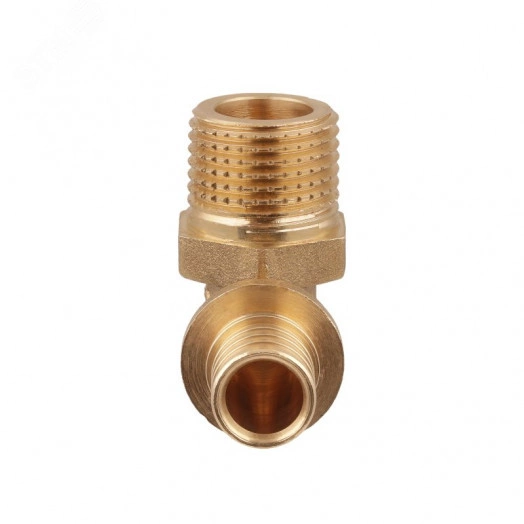 Угольник НР 16x1/2' аксиальный, латунный