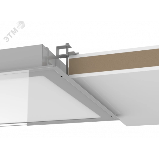 Светильник светодиодный VARTON медицинский встраиваемый C070/K 38 Вт CRI90 4000 K 600х600х100 мм IP65 с опаловым рассеивателем для установки в сэндвич-панели диммируемый по протоколу DALI