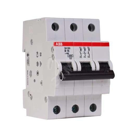 Выключатель автоматический трехполюсный 50А С SH203 6.0кА