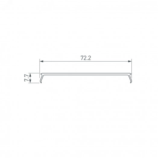 Экран W70-S-2000 OPAL (Arlight, Пластик)