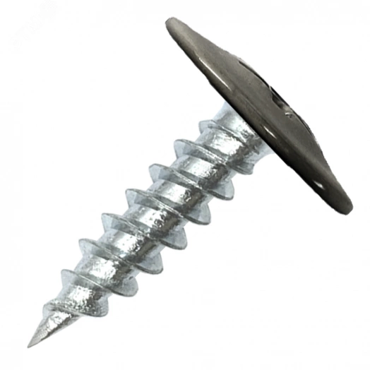 Саморез металл/металл 4.2х16 пресс-шайба острый RAL7024