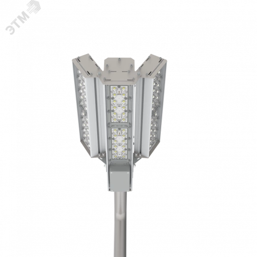 Светильник светодиодный для охранного периметра Cerberus 180 Вт консольный 5000 К IP67 PLC AWADA RAL7045 серый