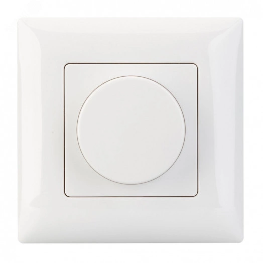 Панель SMART-P14-DIM-IN White (230V, 3A, 0-10V, Rotary, 2.4G) (ARL, IP20 Пластик, 5 лет)