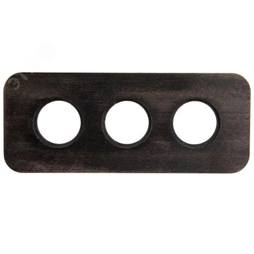 Шедель Рамка 3-х постовая (Угольно-черный) скрытый монтаж BF5