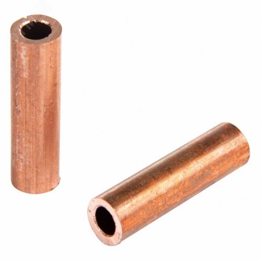 Гильза медная ГМ 10-5 (10кв мм - 5мм) (в упак. 5 шт.), REXANT