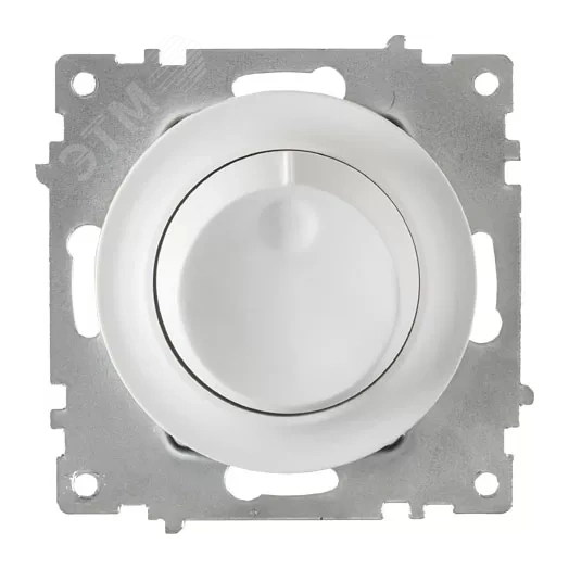 Светорегулятор 600 W для ламп накаливания и галогенных ламп, цвет белый (серия Florence)