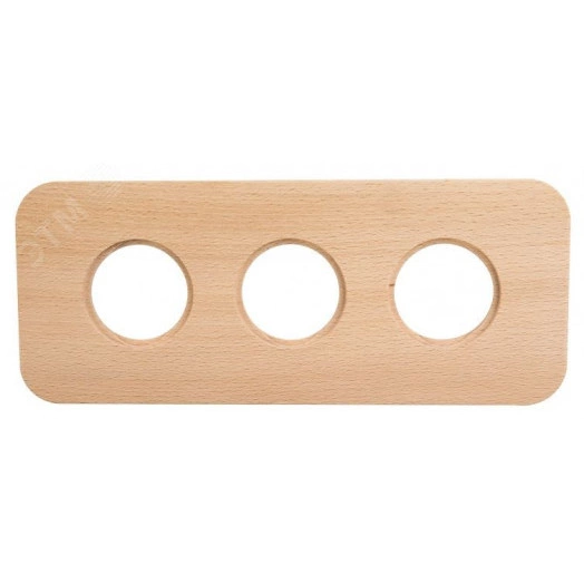 Шедель Рамка 3-х постовая (Натурэль) скрытый монтаж BF5