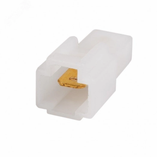 Клемма плоская штекер 6.3 мм 1-1.5 кв мм (РП-п 1.5-(6.3)) + колодка, REXANT