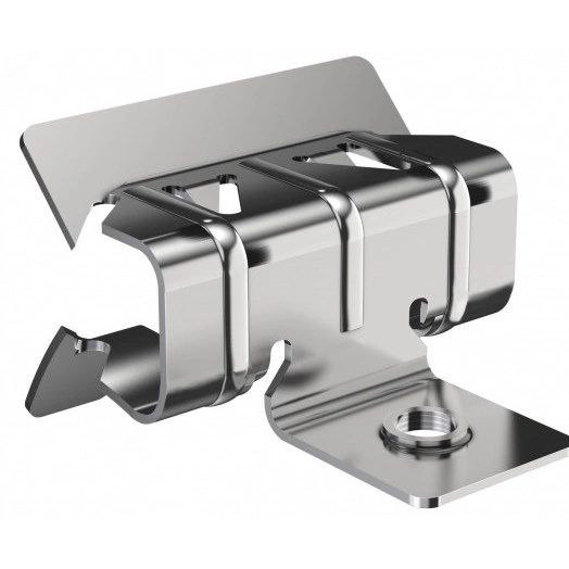 Зажим балочный 2-7мм с отгибом и резьбой М6 HDZ