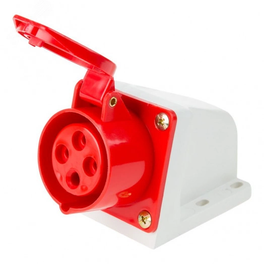 Розетка 114 стационарная 3Р+РЕ 16А 380В IP44, REXANT