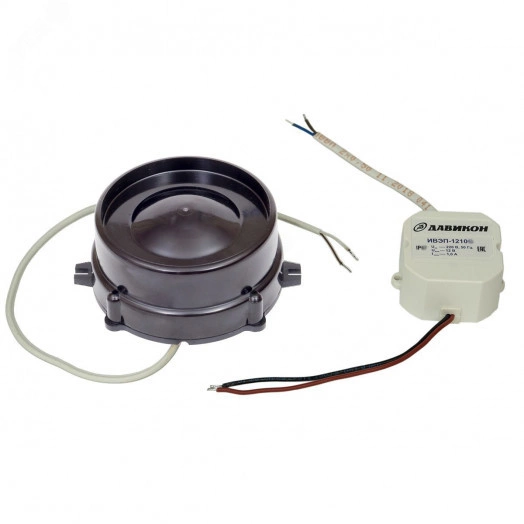 Оповещатель охранный Свирель-12Н-1-220G уличная сирена звуковая 110дБ аварийная наружная влагозащитный IP66 корпус черный с блоком питания 220В