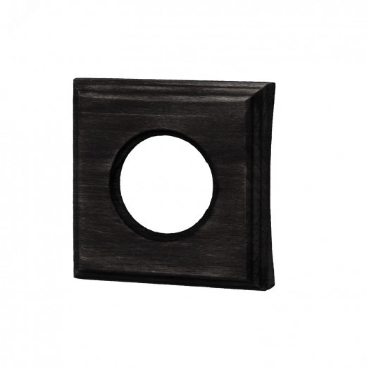Шедель Рамка 1 постовая (Угольно-черный на бревно 220мм) скрытый монтаж