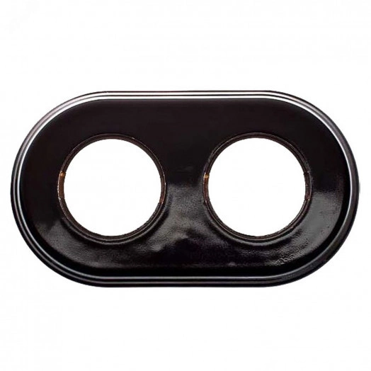 Лизетта Рамка 2-х постовая, керамика, цвет коричневый