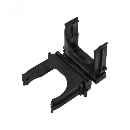 Крепеж-клипса для трубы 32 мм, черная (100 шт./уп.), REXANT